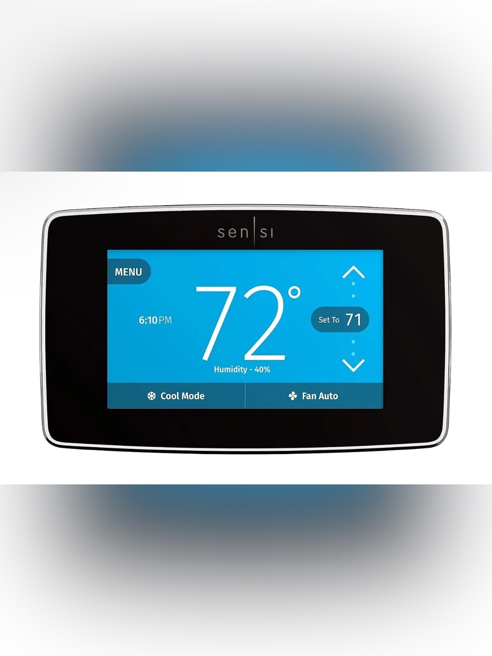 Thermostat, Emerson Sensi Touch. Model ST75U. Smart Touch.